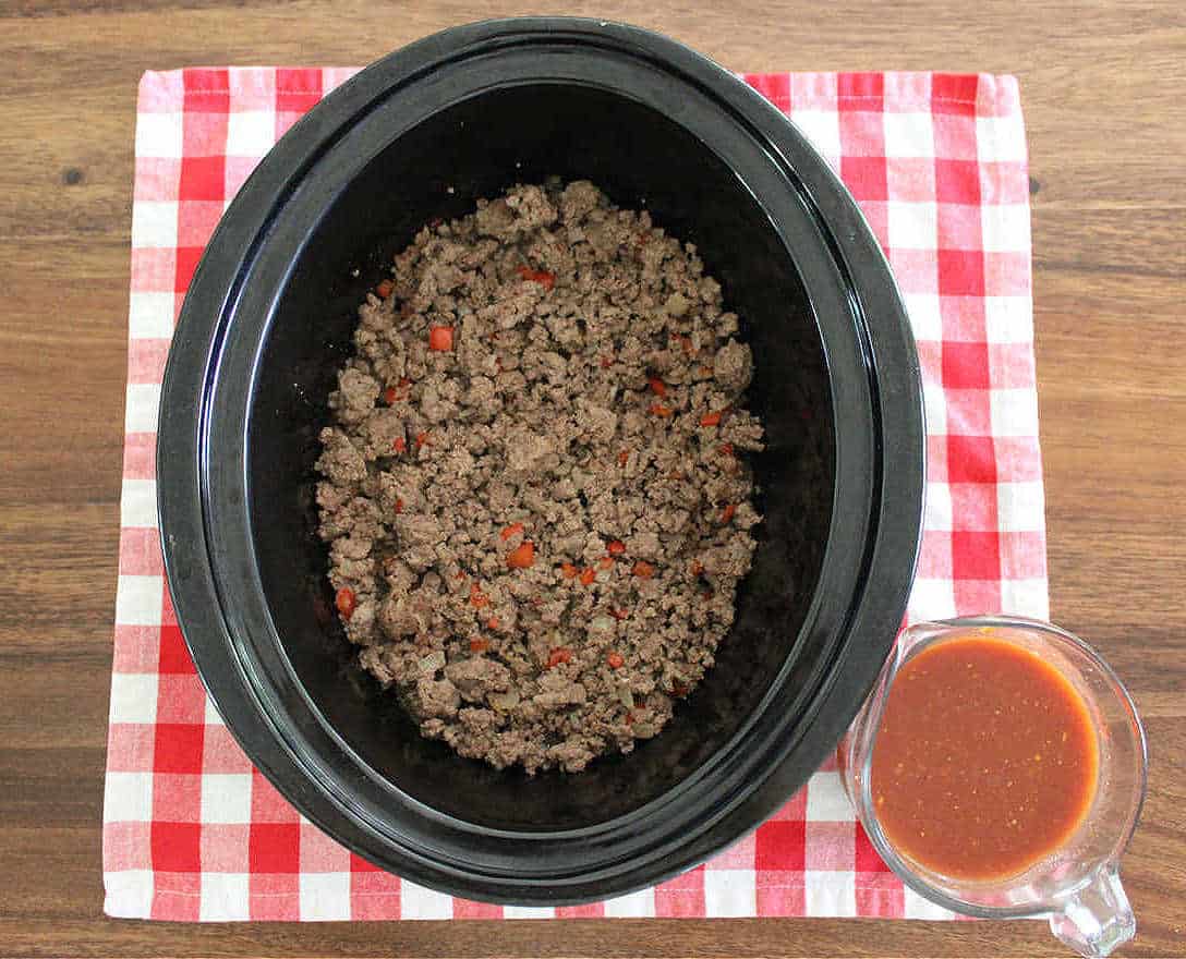 slow cooker sloppy joe