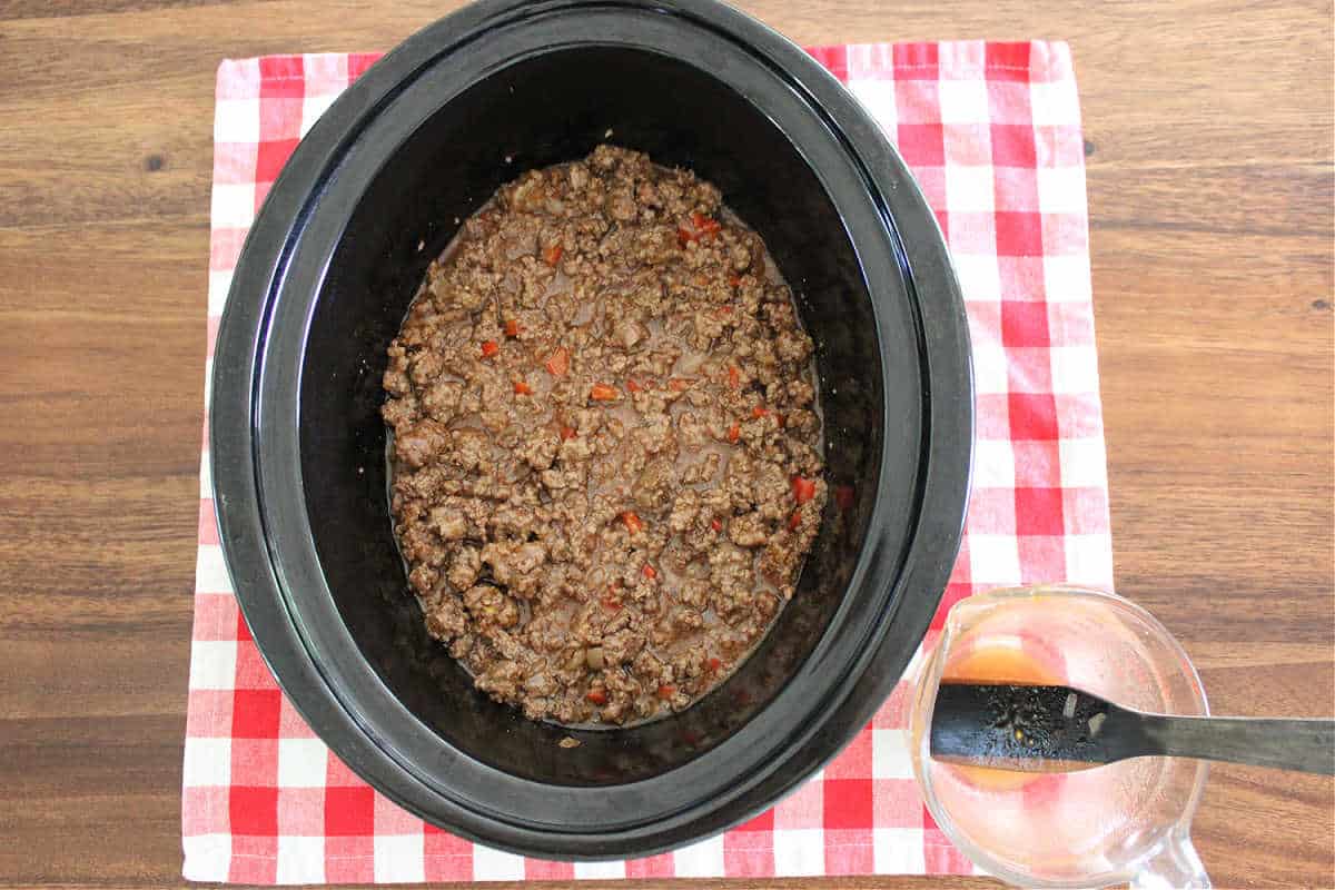 slow cooker sloppy joe