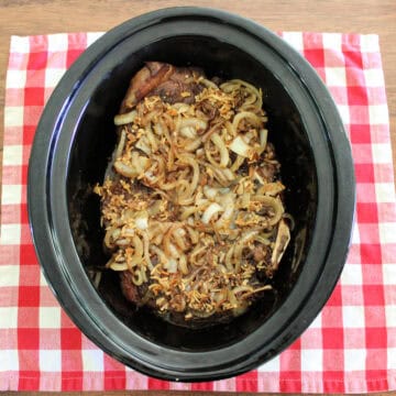 slow cooker french onion pot roast