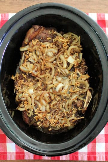slow cooker french onion pot roast